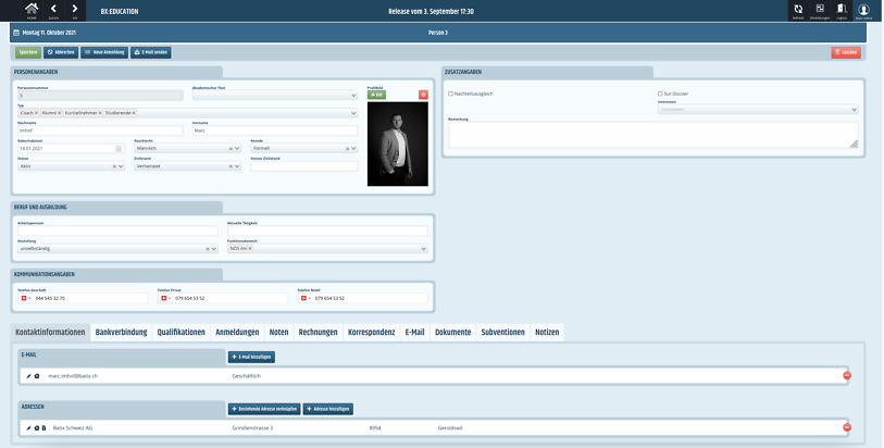 CRM Kontakt Management
