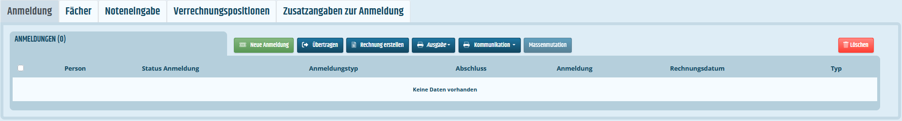 Reiter Anmeldungen Reiter für Anmeldungen