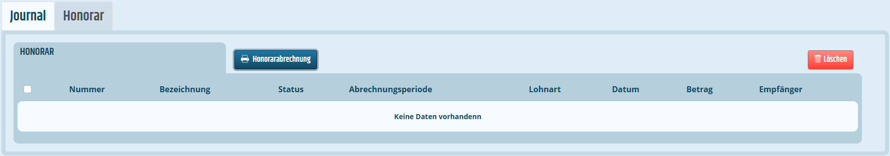 Reiter für Honorare